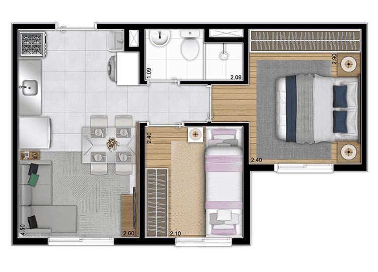 Apartamento em São Paulo, SP
